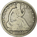 Coin, United States, Seated Liberty Half Dollar, Half Dollar, 1854, U.S. Mint