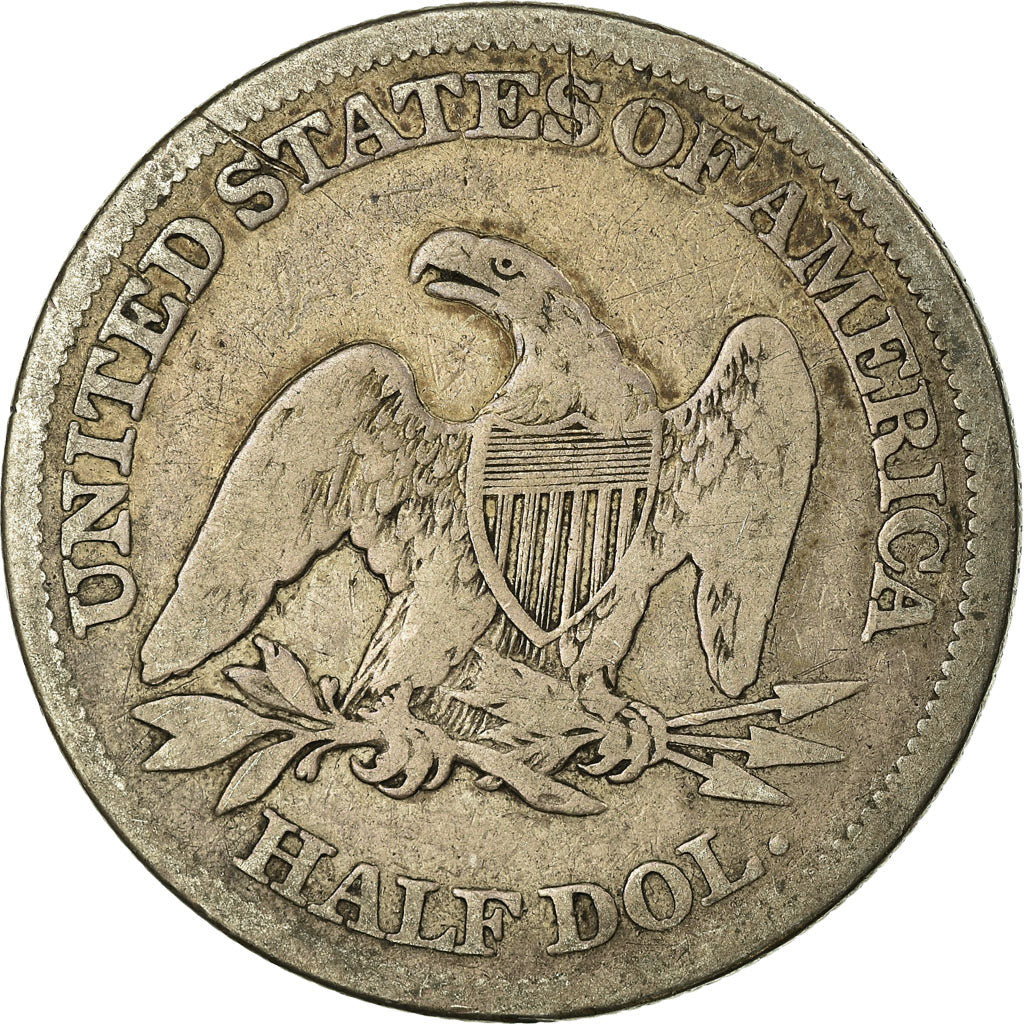 Moneda, Estados Unidos, Seated Liberty Half Dollar, Half Dollar, 1861, U.S.