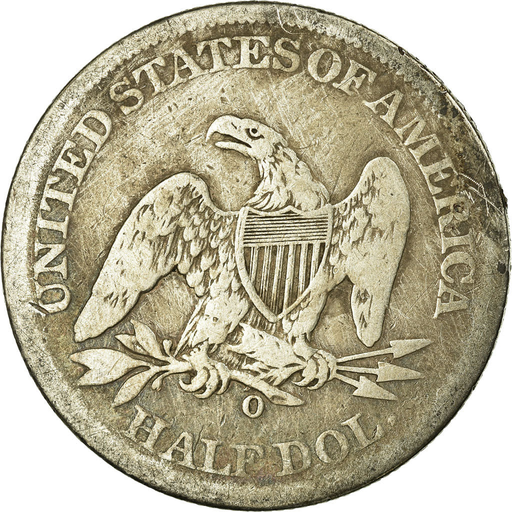 Coin, United States, Seated Liberty Half Dollar, Half Dollar, 1861, U.S. Mint