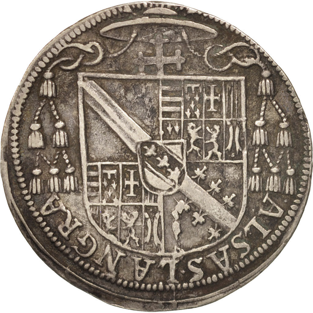 FRENCH STATES, ALSACE, Charles II, Teston, Silver, Boudeau:1322