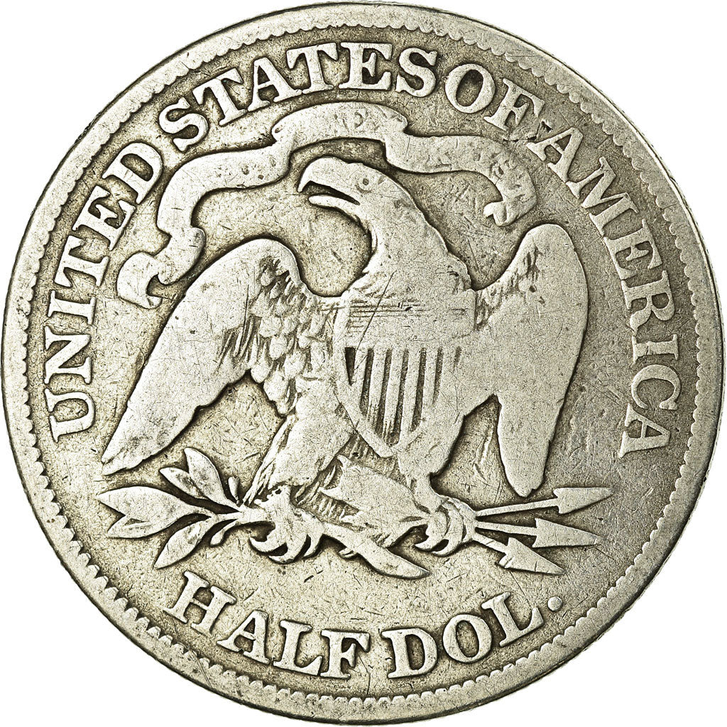 Coin, United States, Seated Liberty Half Dollar, Half Dollar, 1878, U.S. Mint