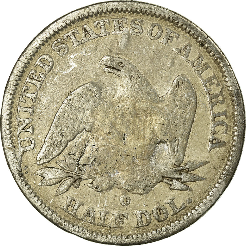 Coin, United States, Seated Liberty Half Dollar, Half Dollar, 1843, U.S. Mint