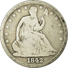 Coin, United States, Seated Liberty Half Dollar, Half Dollar, 1842, U.S. Mint