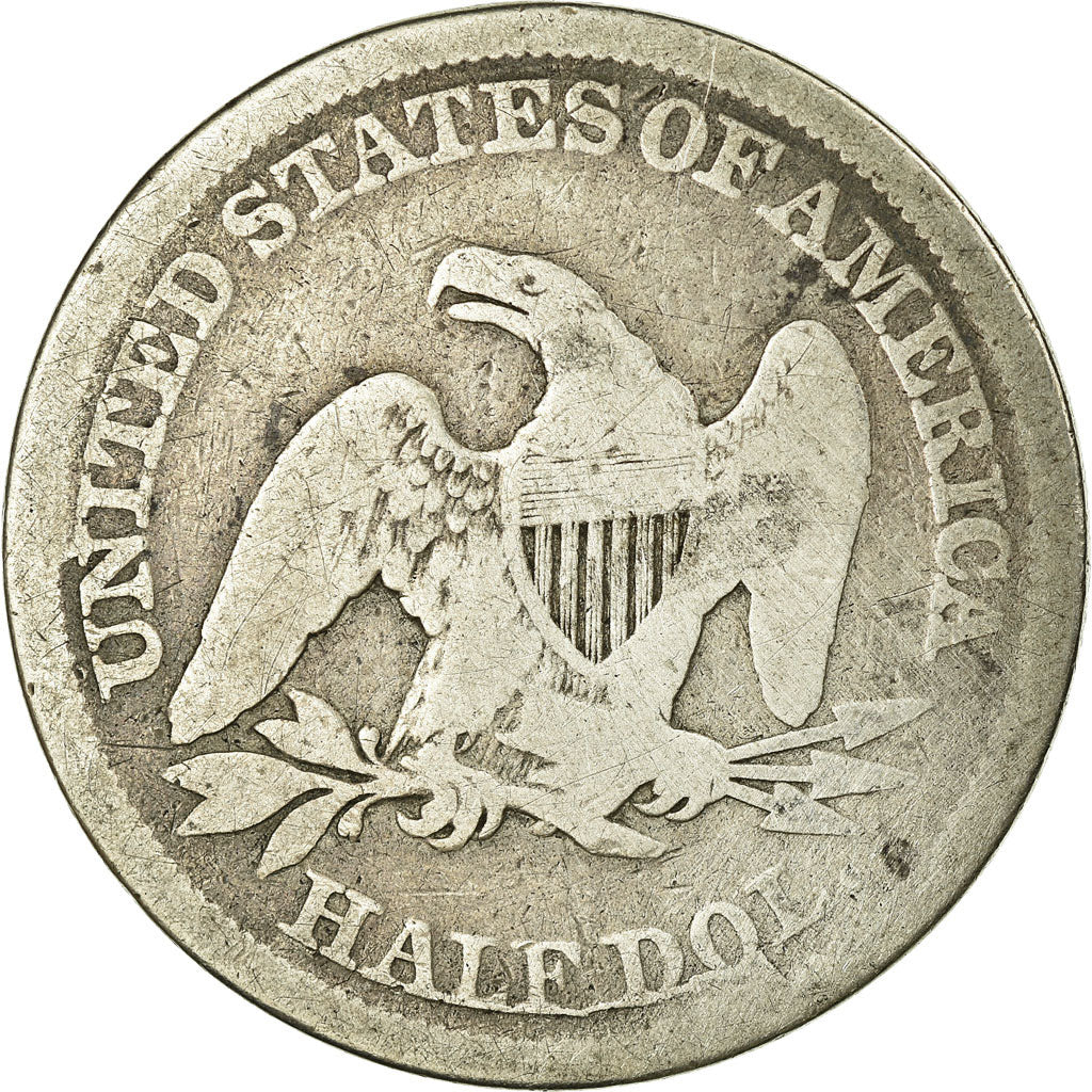 Coin, United States, Seated Liberty Half Dollar, Half Dollar, 1842, U.S. Mint