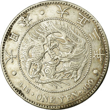 Coin, Japan, Yoshihito, Yen, 1914, AU(50-53), Silver, KM:38