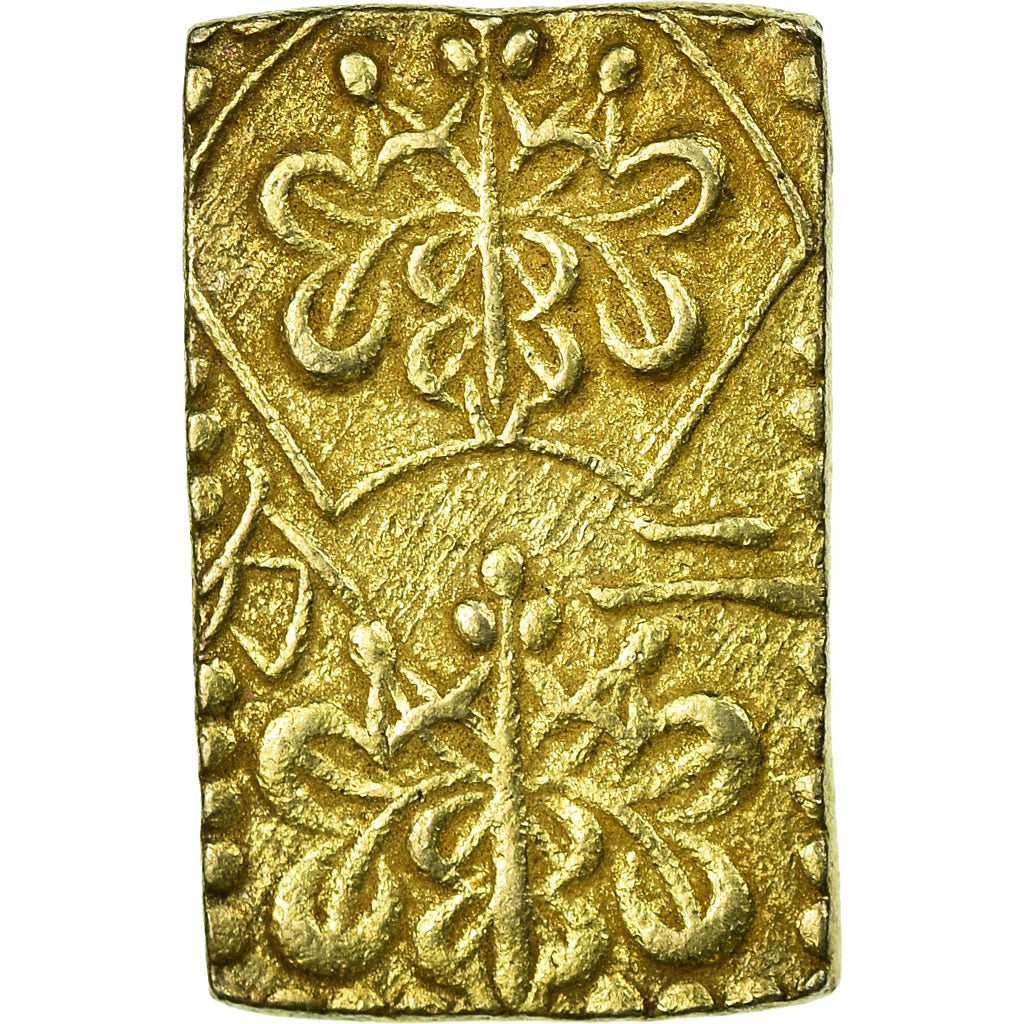 Munten, Japan, Mutsuhito, 2 Bu, Ni Bu, 1868, PR, Gold And Silver, KM:21d