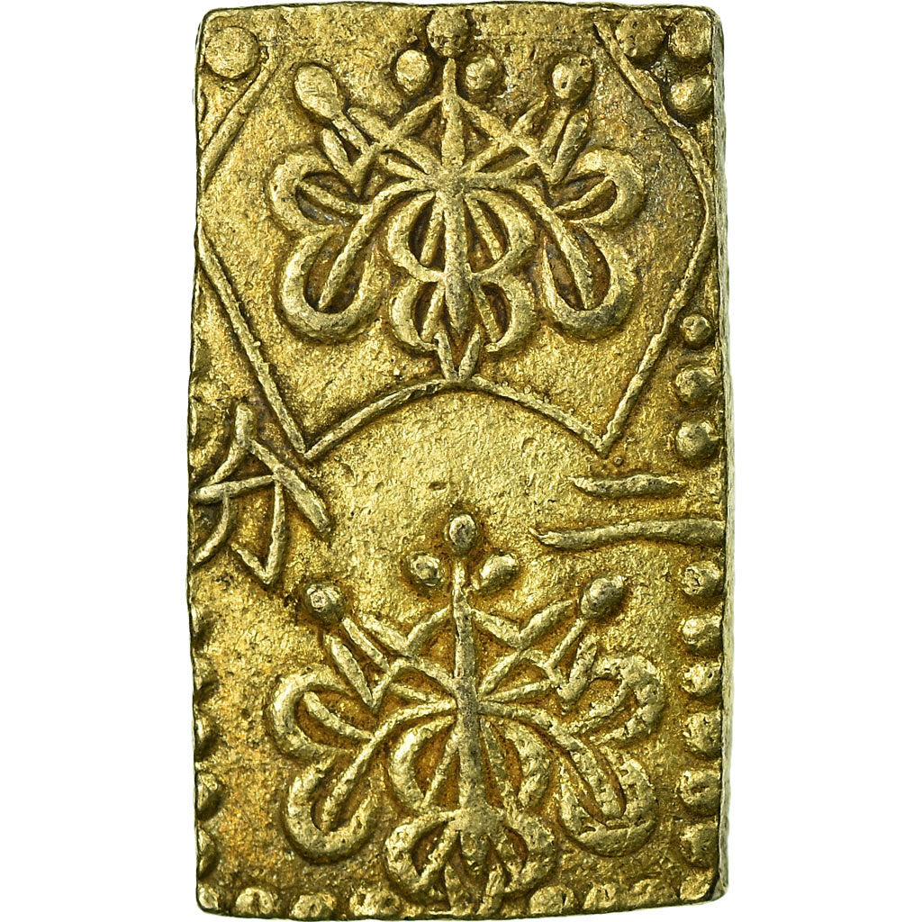 Moneda, Japón, Mutsuhito, 2 Bu, Ni Bu, 1868, MBC+, Oro y plata, KM:21d