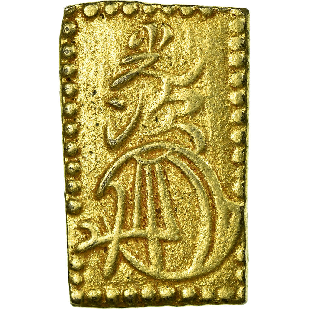 Moneta, Giappone, Mutsuhito, 2 Bu, Ni Bu, 1868, BB, Oro e argento, KM:21d