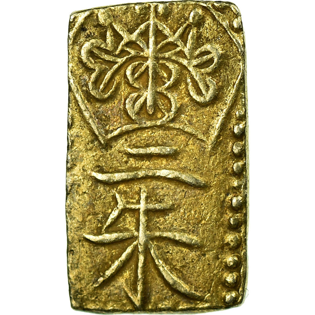 Münze, Japan, Manen, 2 Shu, Nishu Gin, 1860-1869, VZ, Gold And Silver, KM:18a