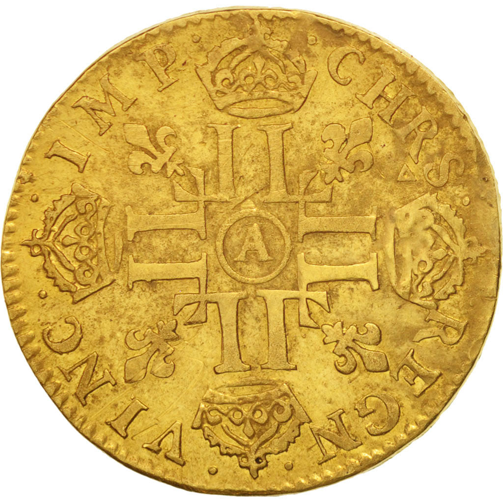 France, Louis XIV, Louis d'Or, 1653, Paris, KM:157.1