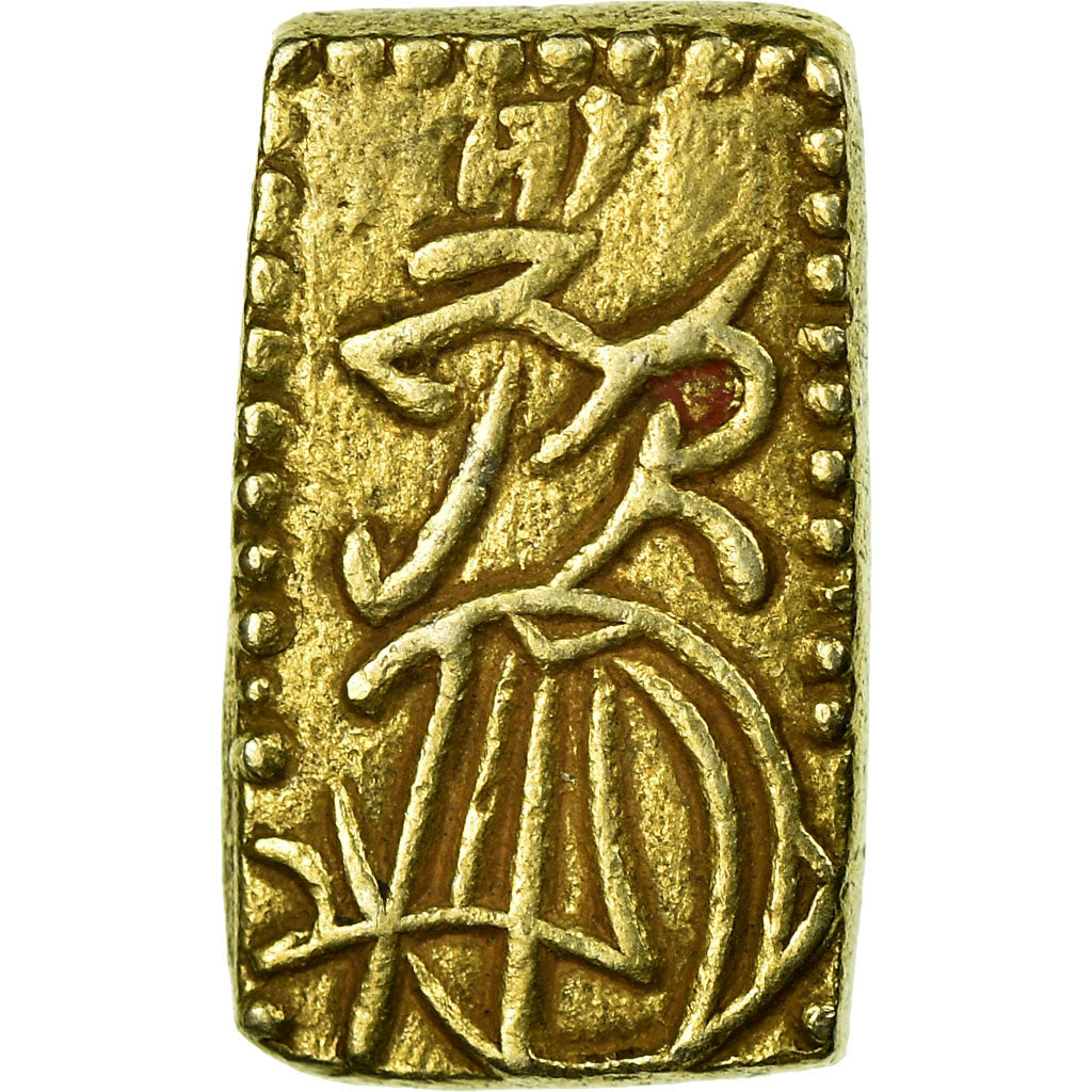 Munten, Japan, Tempo, 2 Shu, Nishu Gin, 1832-1858, ZF+, Gold And Silver, KM:18