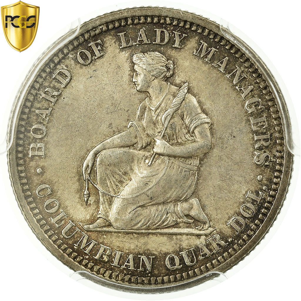 Coin, United States, Isabella, Quarter, 1893, Philadelphia, PCGS, MS62
