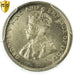 Coin, Hong Kong, George V, 10 Cents, 1935, PCGS, MS65, MS(65-70), Copper-nickel