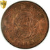 Moneda, Japón, Mutsuhito, 1/2 Sen, 1885, PCGS, MS64RB, SC+, Cobre, KM:16.2