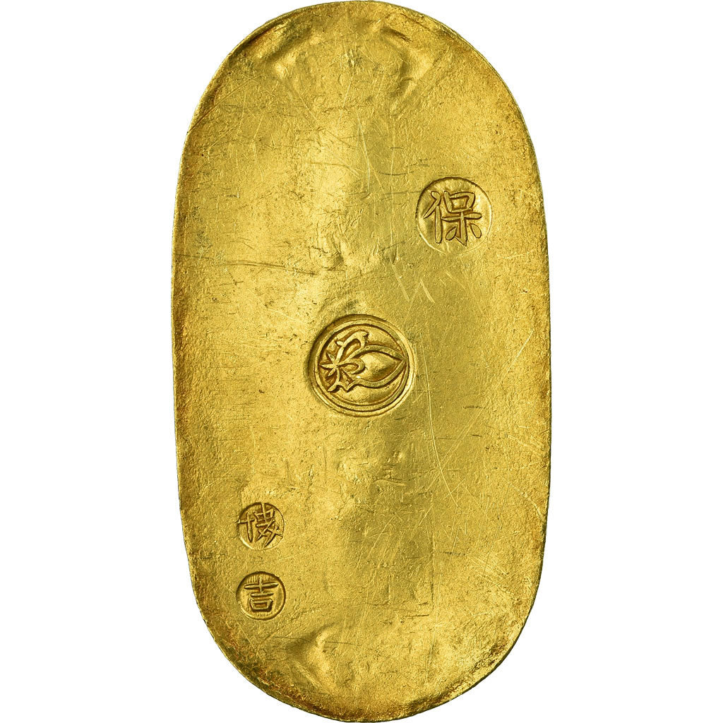 Moneda, Japón, Tempo, Koban, 1 Ryo, 1837-58, EBC, Oro y plata, KM:22b