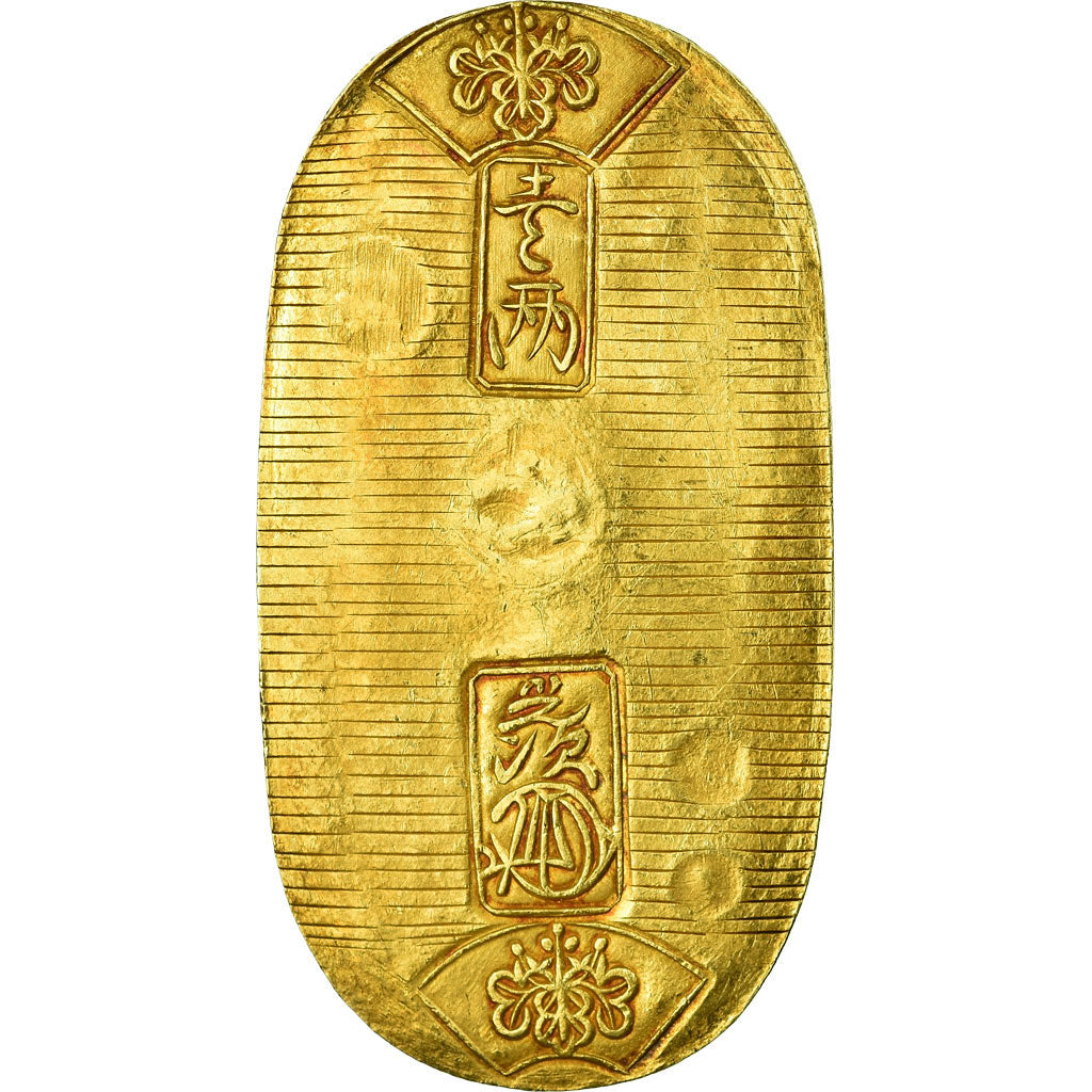 Coin, Japan, Tempo, Koban, 1 Ryo, 1837-58, AU(50-53), Gold And Silver, KM:22b