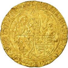 Moneda, Francia, Henri VI, Salut d'or, 1423, Saint Lô, MBC, Oro, Duplessy:443A