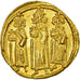 Coin, Heraclius, Constantine, Solidus, 637-638, Constantinople, AU(55-58), Gold