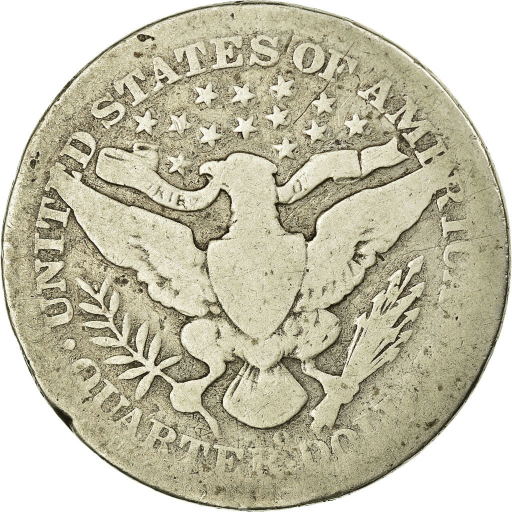 Moneda, Estados Unidos, Barber Quarter, Quarter, 1901, U.S. Mint, New Orleans