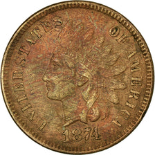 Moneta, Stati Uniti, Indian Head Cent, Cent, 1874, U.S. Mint, Philadelphia, BB+