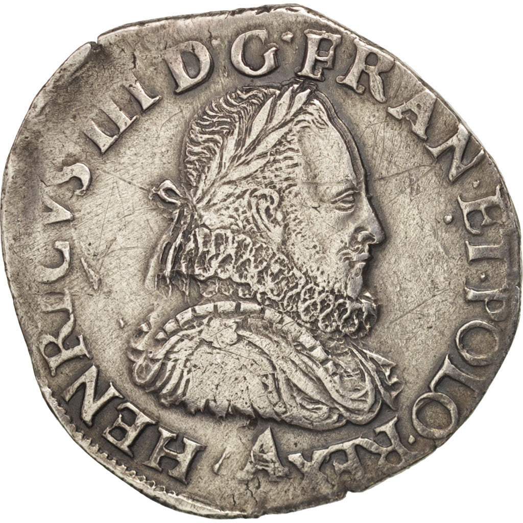 France, Henri III, Teston, 1575, Paris, Silver, Duplessy:1126