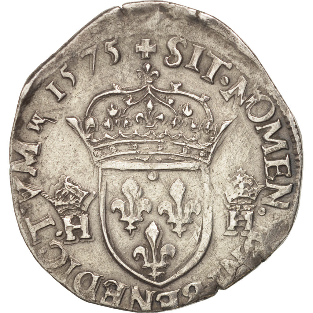 France, Henri III, Teston, 1575, Paris, Silver, Duplessy:1126