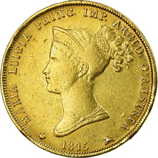 Coin, ITALIAN STATES, PARMA, Maria Luigia, 40 Lire, 1815, Parma, VF(30-35)