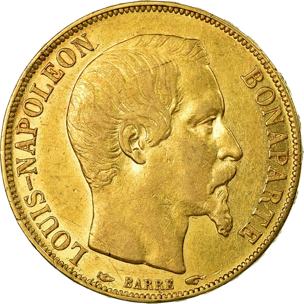 Coin, France, Napoleon III, 20 Francs, 1852, Paris, EF(40-45), Gold