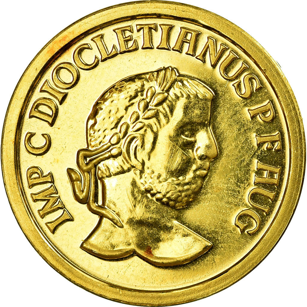 Monnaie, Belgique, Diocletian, 25 Ecu, 1989, Bruxelles, FDC, Or, KM:173