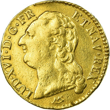 Moneda, Francia, Louis XVI, Louis d'or à la tête nue, Louis d'Or, 1786