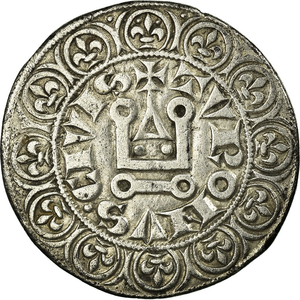 Monnaie, France, Louis IX, Gros Tournois, TTB, Argent, Duplessy:190A