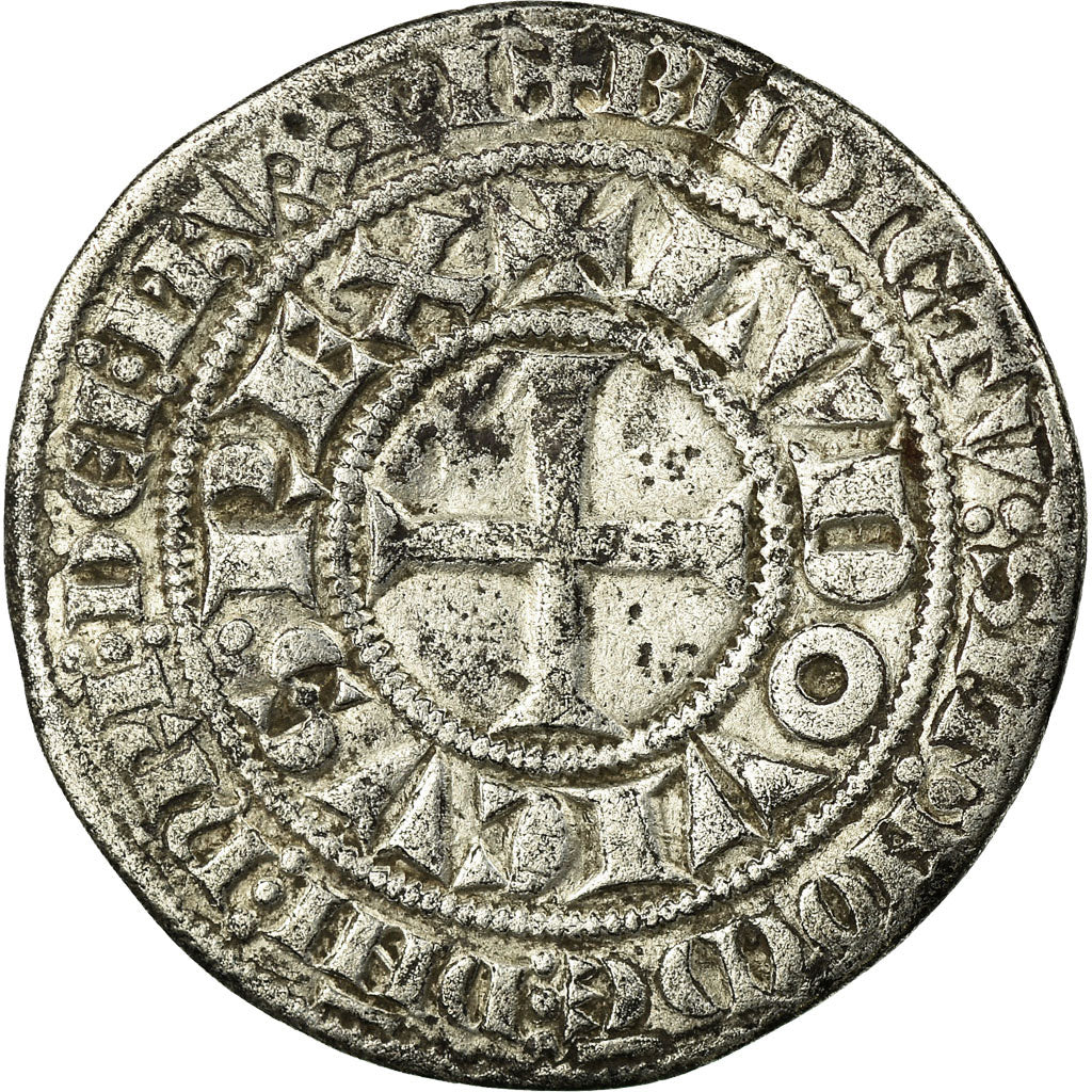 Munten, Frankrijk, Louis IX, Gros Tournois, FR+, Zilver, Duplessy:190A