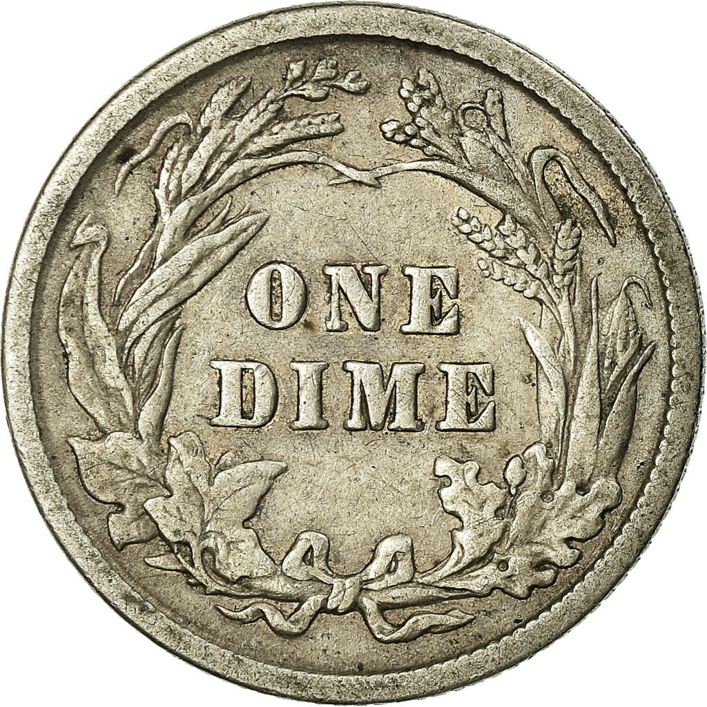 Moneda, Estados Unidos, Barber Dime, Dime, 1913, U.S. Mint, Philadelphia, BC+