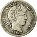 Coin, United States, Barber Dime, Dime, 1912, U.S. Mint, Philadelphia