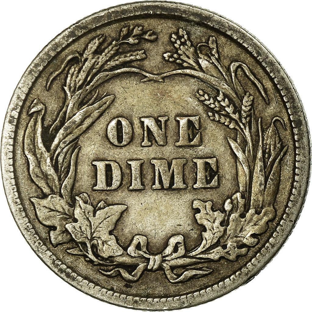Coin, United States, Barber Dime, Dime, 1911, U.S. Mint, Philadelphia
