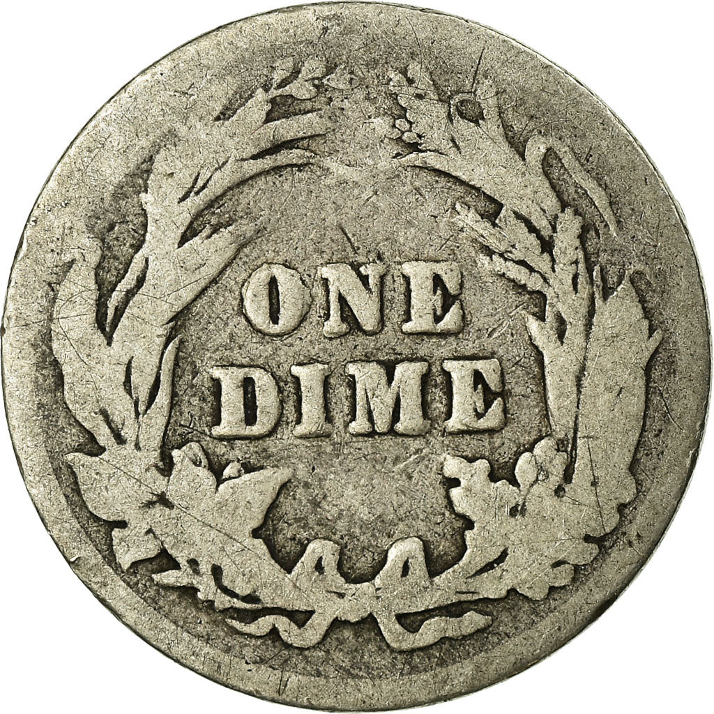 Coin, United States, Barber Dime, Dime, 1901, U.S. Mint, Philadelphia, VG(8-10)