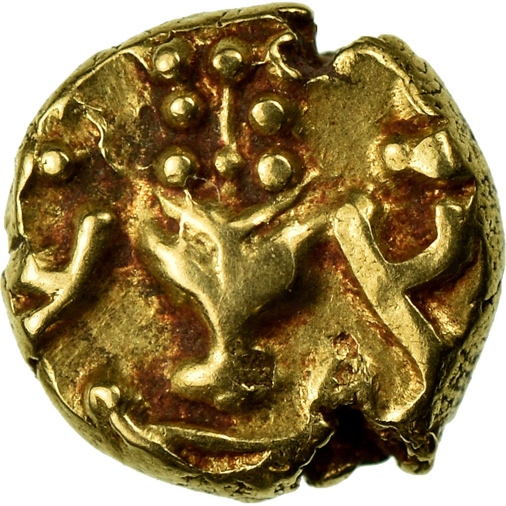 Coin, INDIA-PRINCELY STATES, MYSORE, Krishna Raja Wodeyar, Fanam, 1810-1868