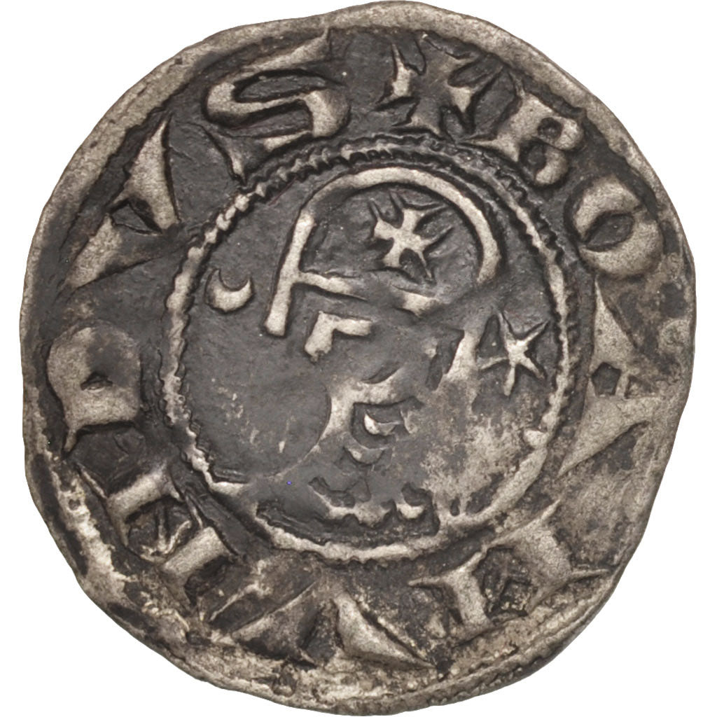 Crusades, Bohémond III (1163-1201), Denarius, Antioch, Billon