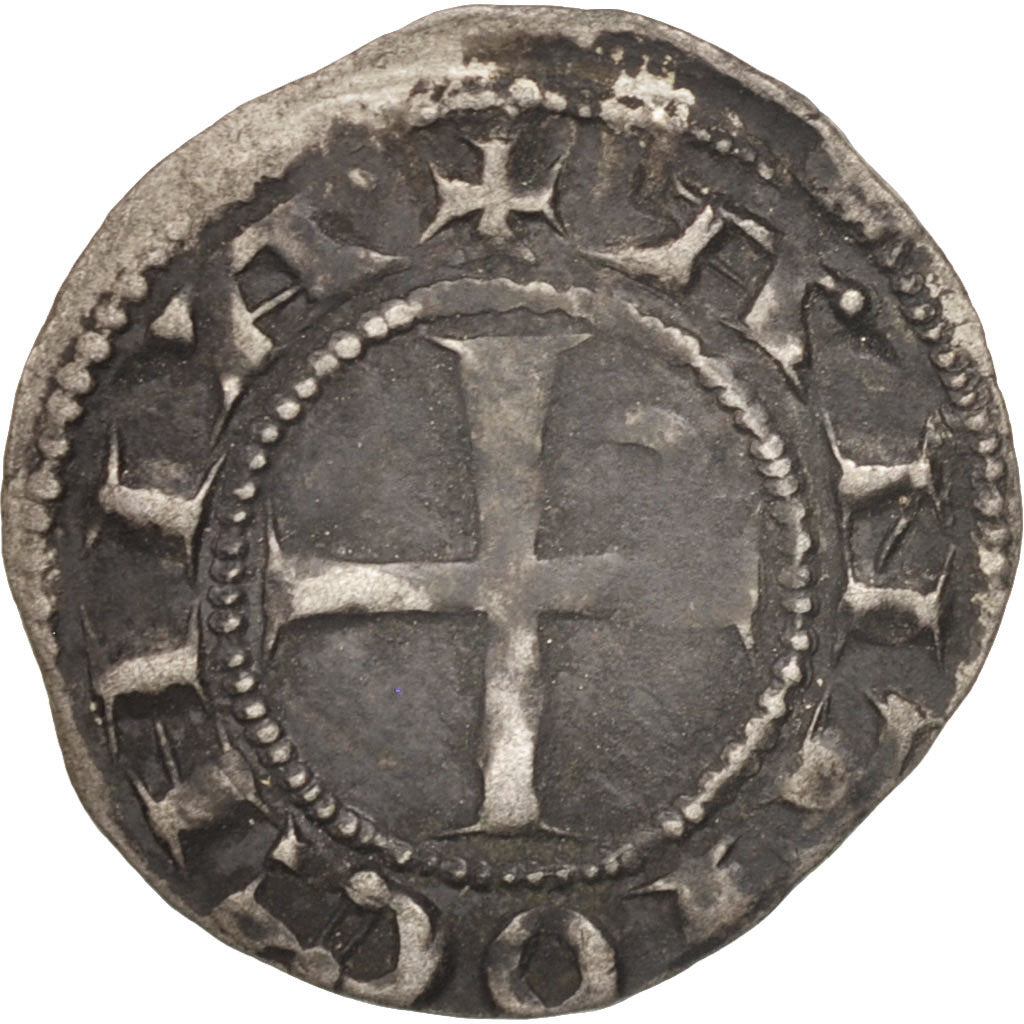 Crusades, Bohémond III (1163-1201), Denarius, Antioch, Billon