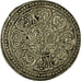 Coin, Tibet, Ga-den, Tangka, 1-1/2 Sho, 1912-22, Dode, EF(40-45), Billon