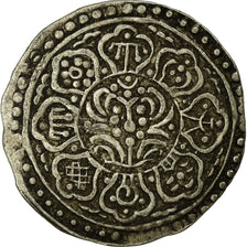 Monnaie, Tibet, Ga-den, Tangka, 1-1/2 Sho, 1899-1907, TB+, Argent, KM:E13.1