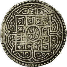 Coin, Nepal, SHAH DYNASTY, Surendra Vikrama, Mohar, 1858 (1780 SE), EF(40-45)
