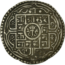Münze, Nepal, SHAH DYNASTY, Surendra Vikrama, Mohar, 1854 (1776 SE), S+