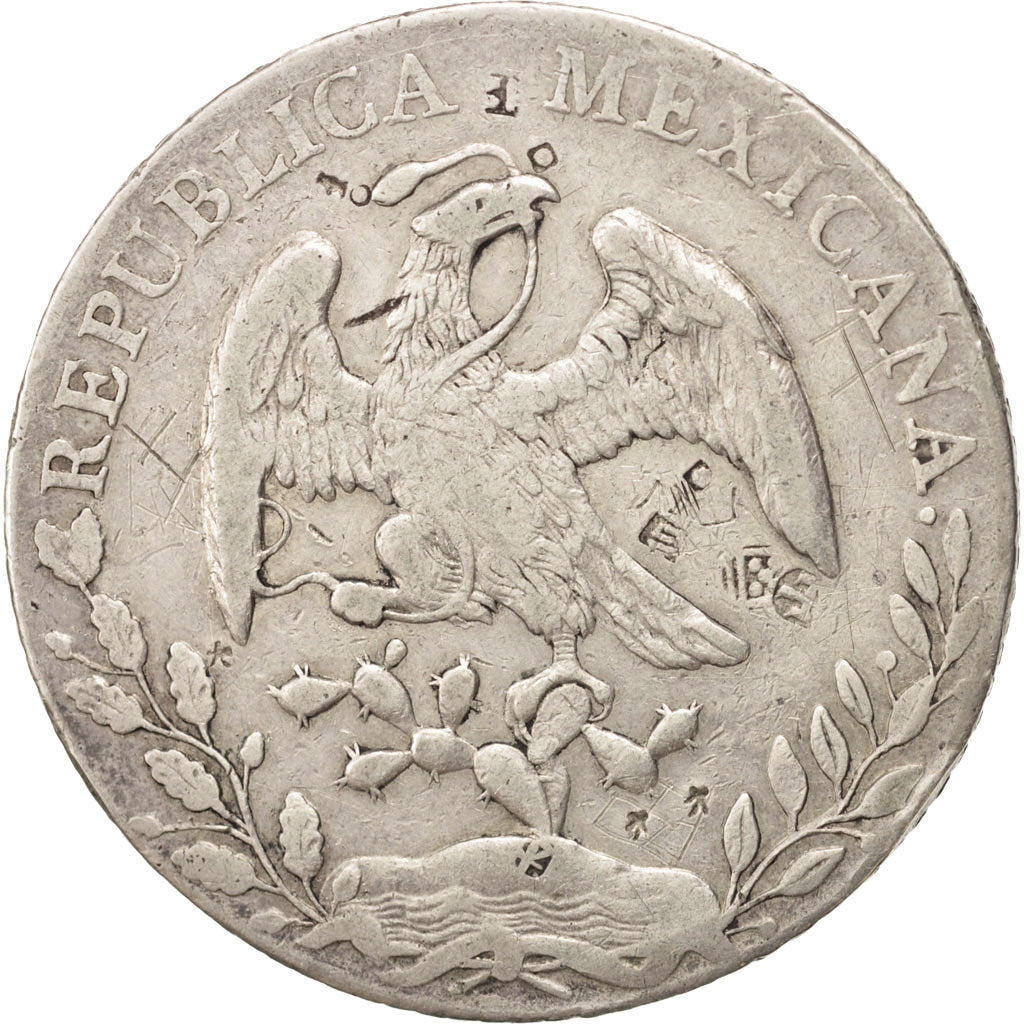 Mexique, 8 Réales, 1887, Mexico City, Argent, KM:377.10