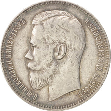 Russia, Nicholas II, Rouble, 1898, St. Petersburg, Silver, KM:59.3