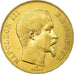 Moneda, Francia, Napoleon III, Napoléon III, 50 Francs, 1857, Paris, MBC+, Oro