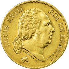 Münze, Frankreich, Louis XVIII, Louis XVIII, 40 Francs, 1818, Lille, SS+, Gold