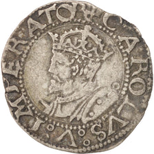 FRENCH STATES, Charles Quint, Carolus, 1543, Besançon, Silver, Boudeau:1292