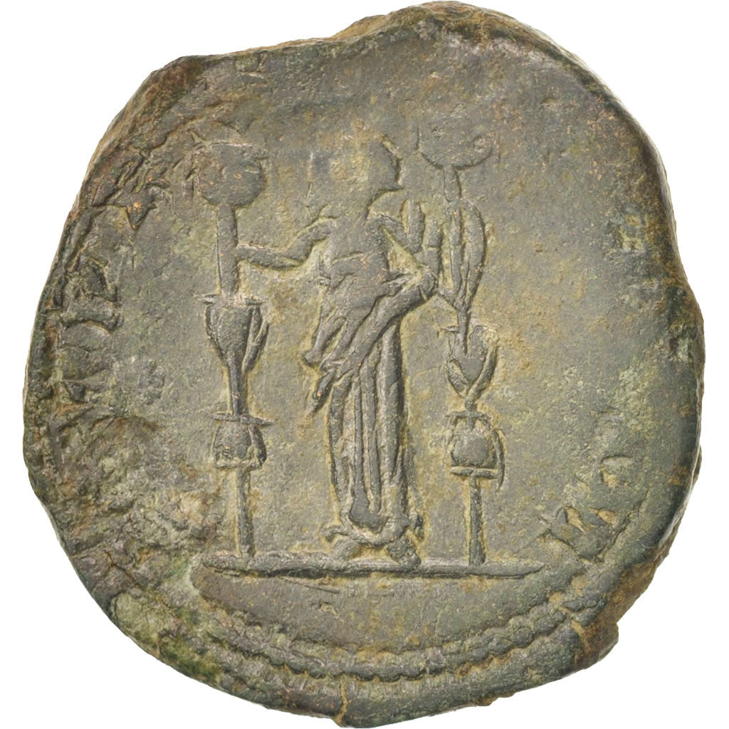 Postumus, Double Sestertius, 261, Lyons, Bronze, RIC:123