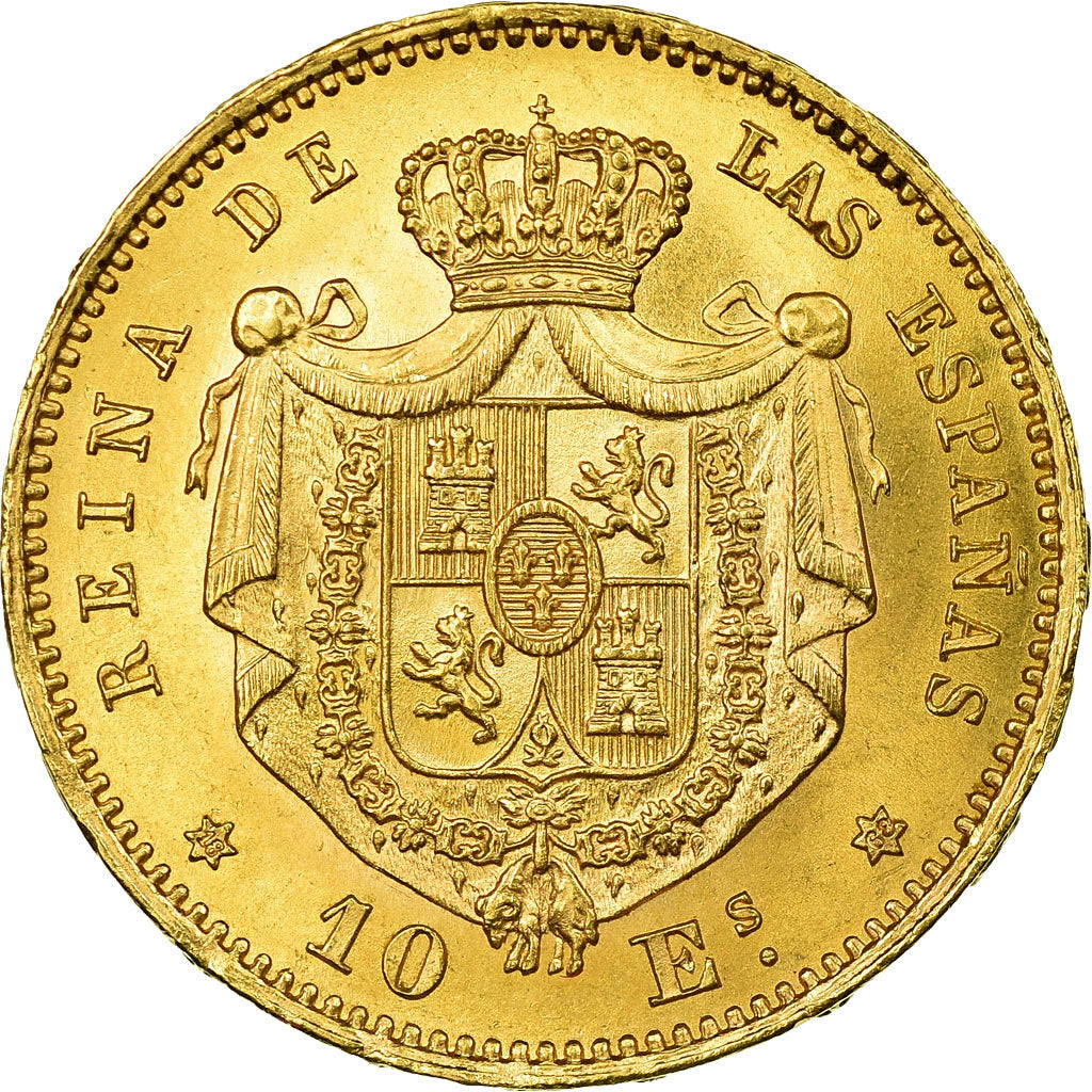 Monnaie, Espagne, Isabel II, 10 Escudos, 1868, Madrid, SUP, Or, KM:636.1